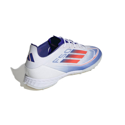 adidas F50 Pro TF Turf Shoes - FTWWHT/SOLRED/LUCBLU