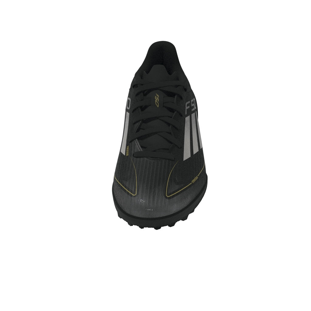 adidas F50 League TF Turf Junior- Cblack/Ironmt/Goldmt