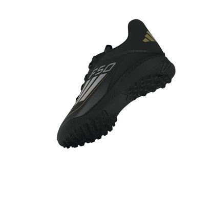 adidas F50 League TF Turf Junior- Cblack/Ironmt/Goldmt