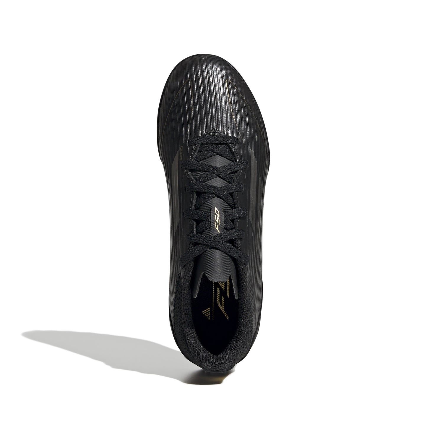 adidas F50 League TF Turf Junior- Cblack/Ironmt/Goldmt