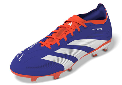 adidas Predator League FG Firm Ground Soccer Shoes - LucBlu/ FTWhite/ Solar Red