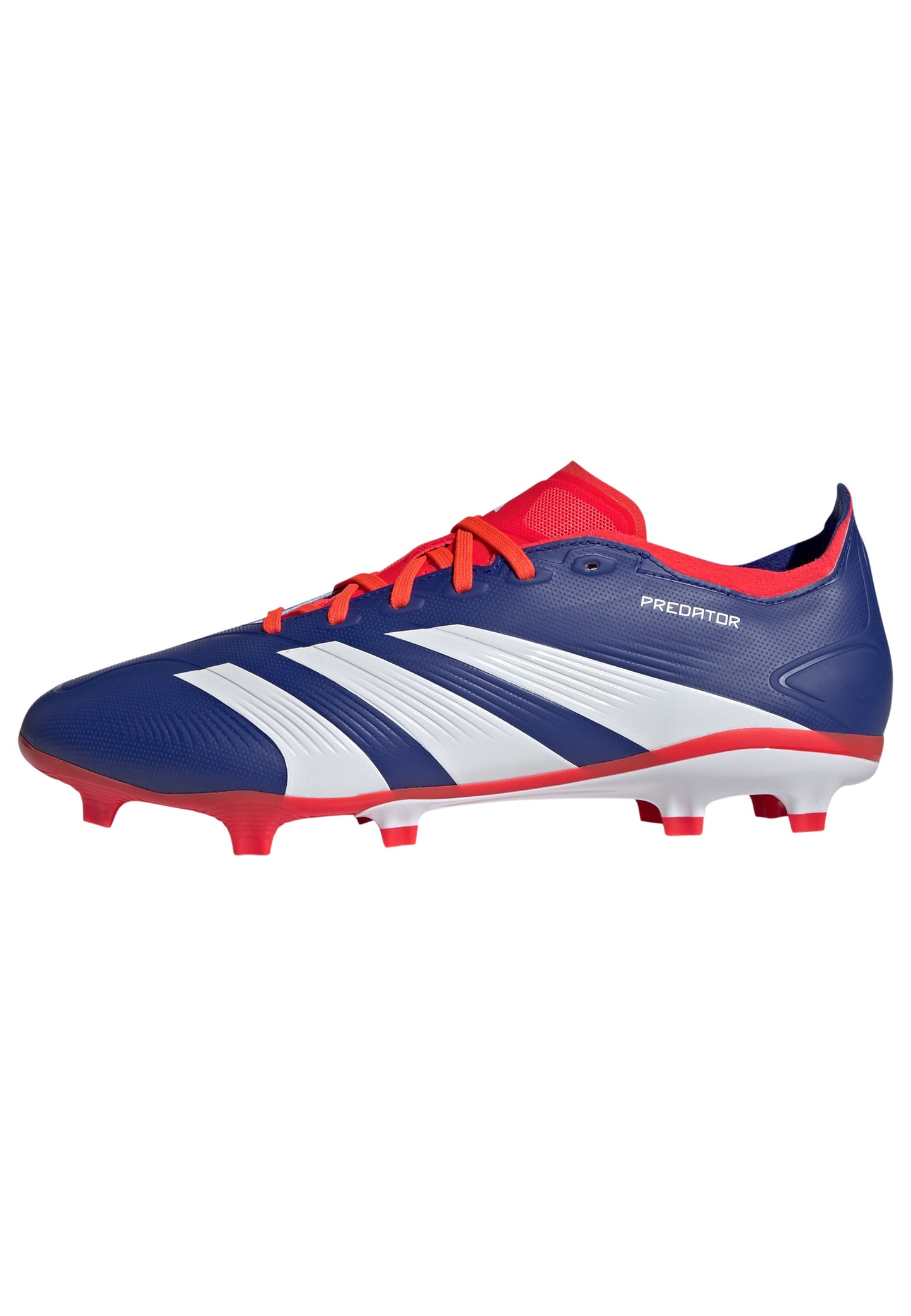 adidas Predator League FG Firm Ground Soccer Shoes - LucBlu/ FTWhite/ Solar Red