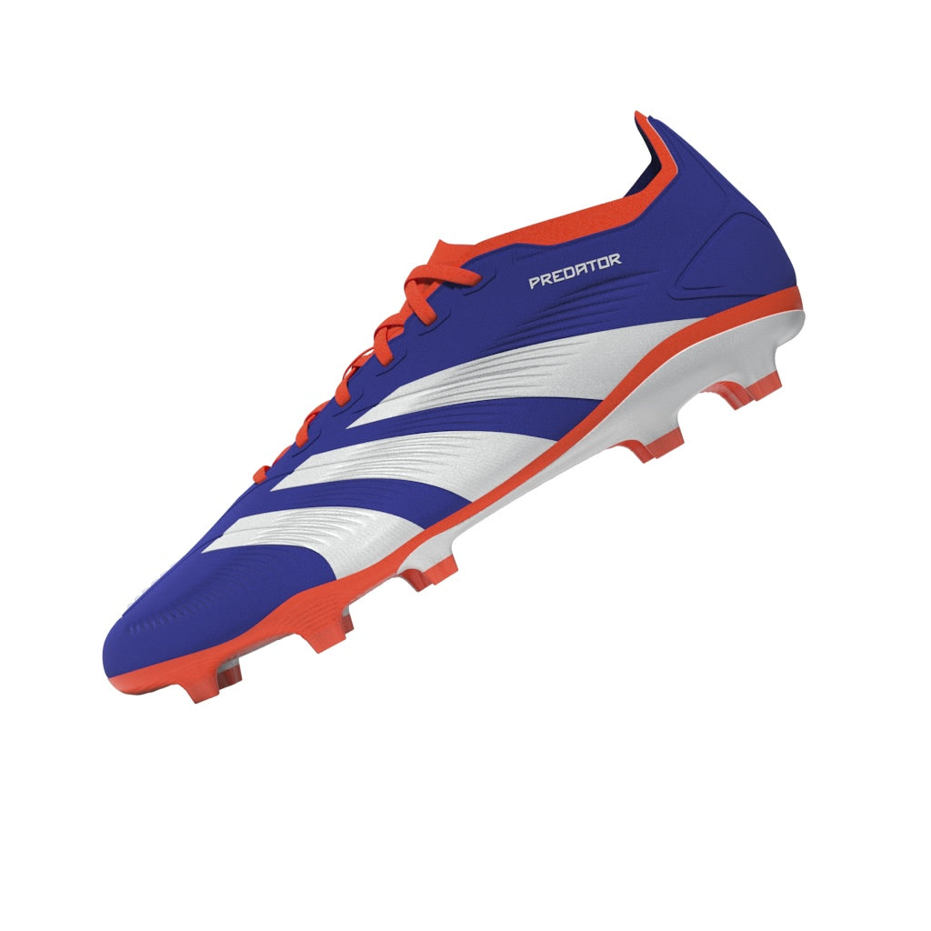 adidas Predator League FG Firm Ground Soccer Shoes - LucBlu/ FTWhite/ Solar Red