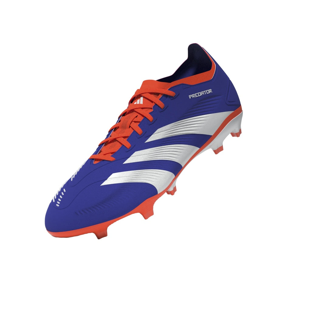 adidas Predator League FG Firm Ground Soccer Shoes - LucBlu/ FTWhite/ Solar Red