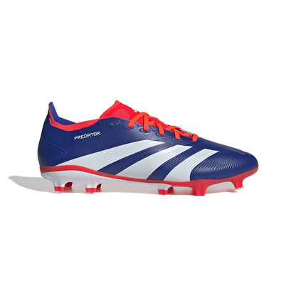 adidas Predator League FG Firm Ground Soccer Shoes - LucBlu/ FTWhite/ Solar Red