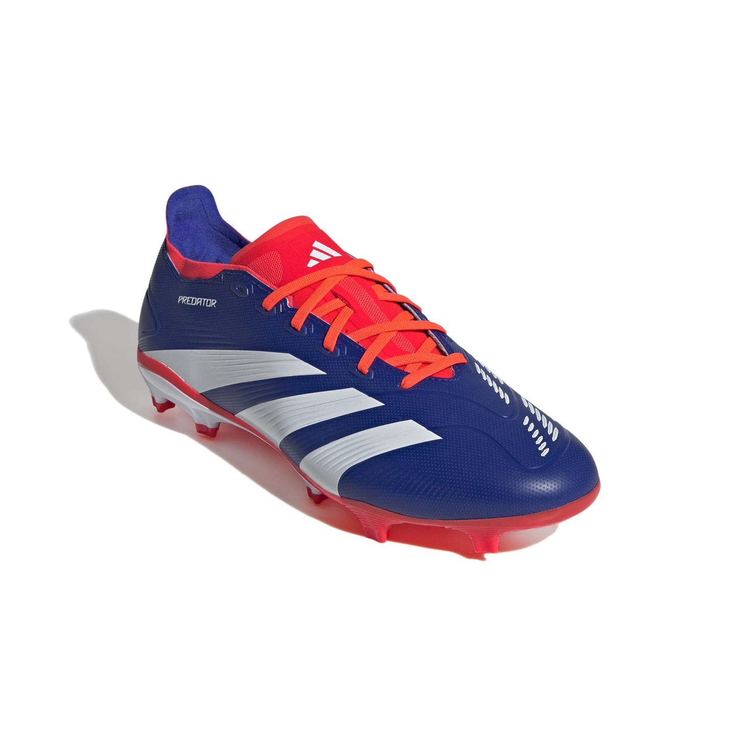 adidas Predator League FG Firm Ground Soccer Shoes - LucBlu/ FTWhite/ Solar Red