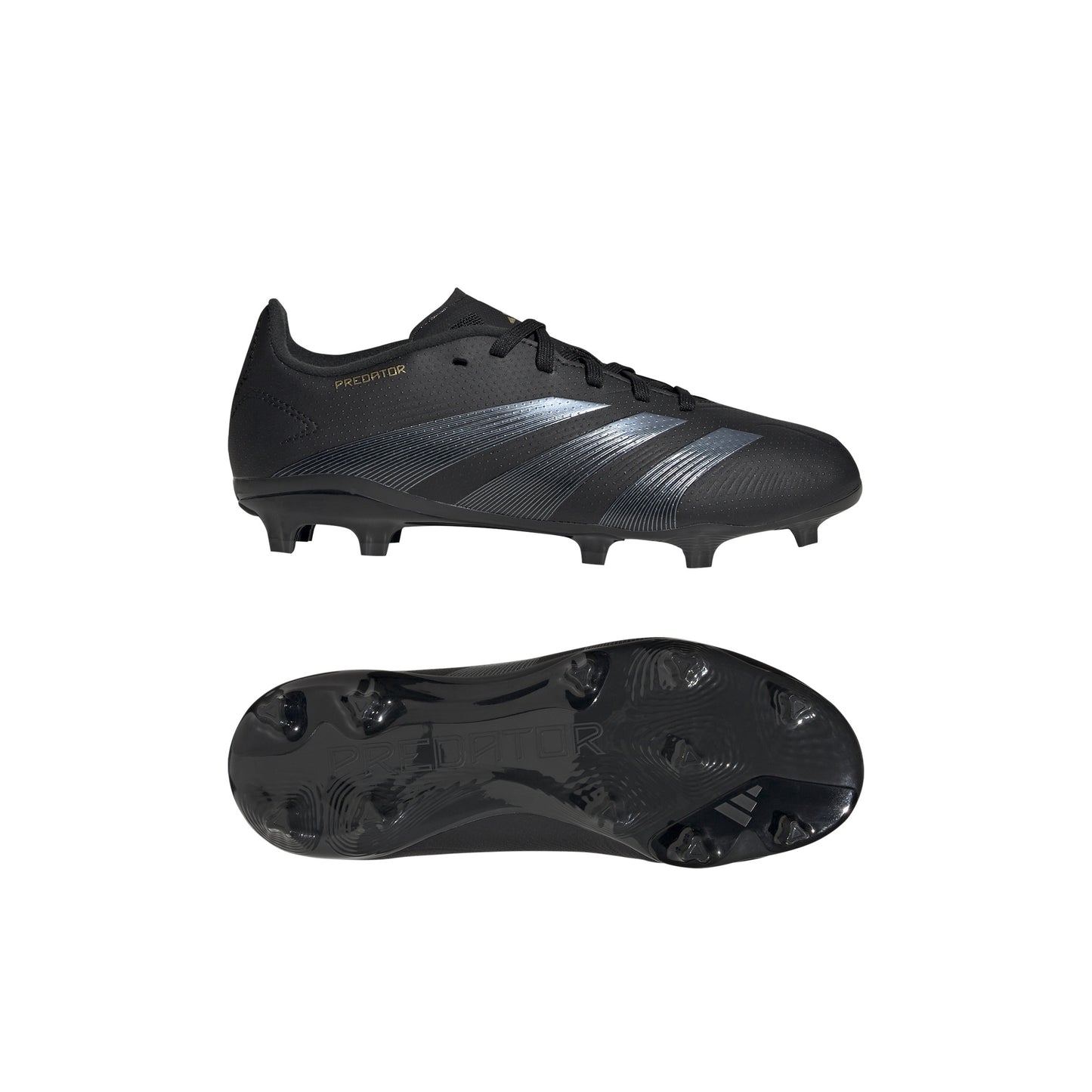 adidas Junior Predator League FG Firm Ground - CBlack/Carbon/Gold