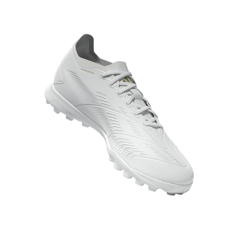 adidas Predator League TF Turf Soccer Cleat - White/ White/ Gold