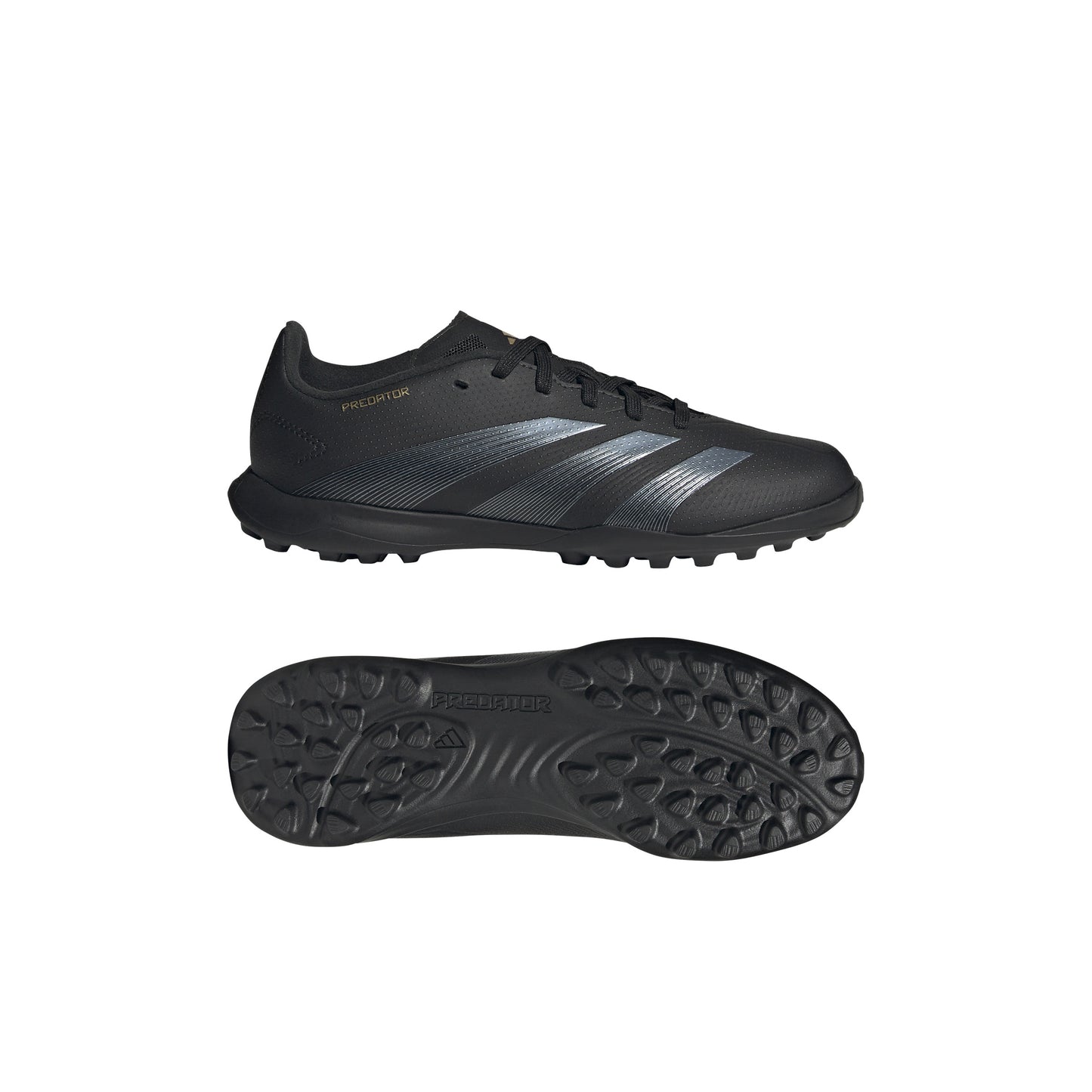 adidas Junior Predator League TF Turf - CBlack/Carbon/Gold