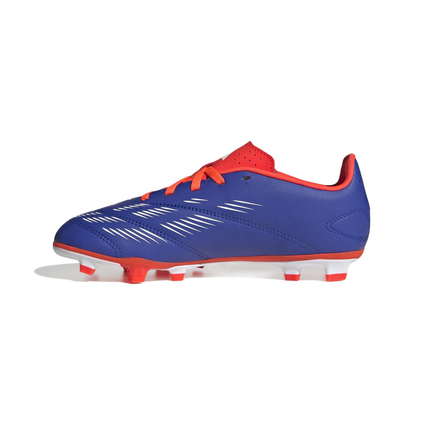 adidas Predator Club FG Firm Ground Junior- Blue/White/Solar Red