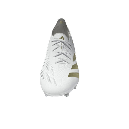 adidas Predator Elite FG Firm Ground - White/ White/ Gold