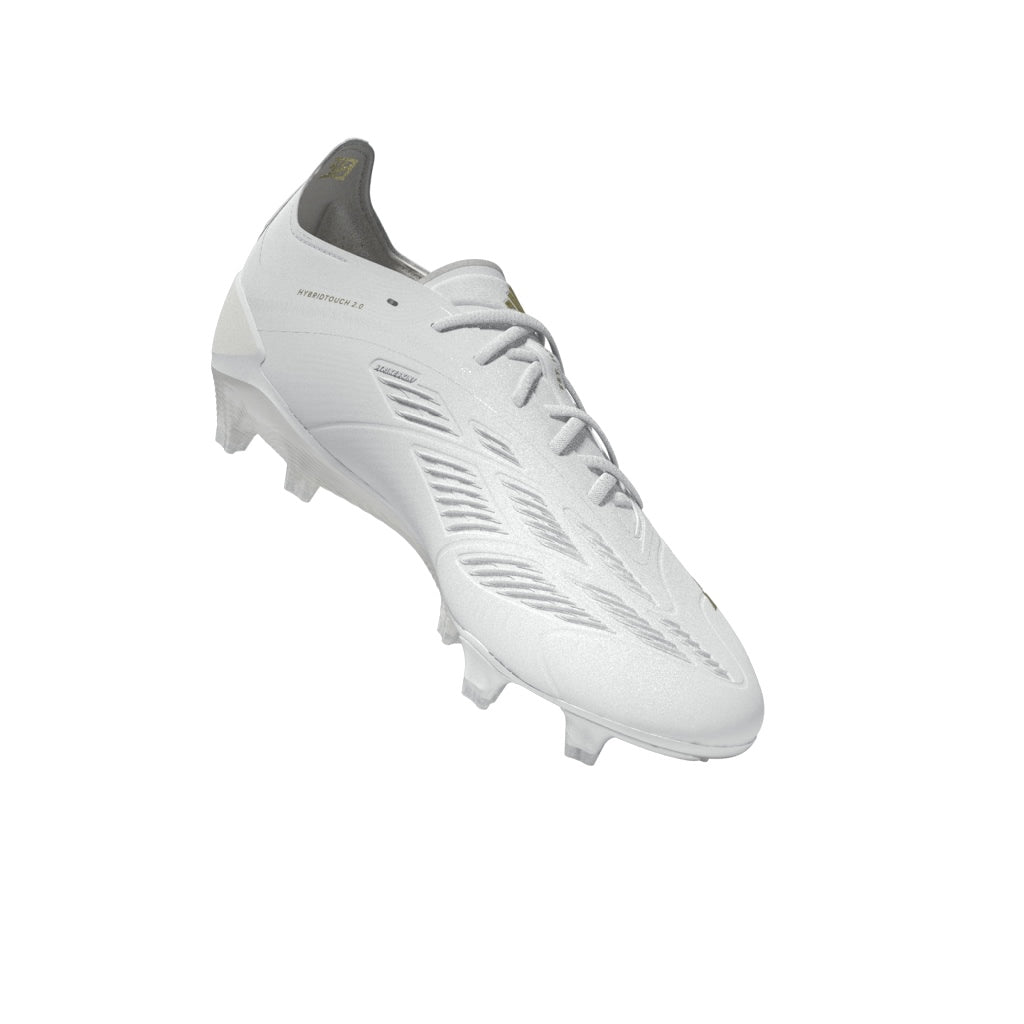 adidas Predator Elite FG Firm Ground - White/ White/ Gold