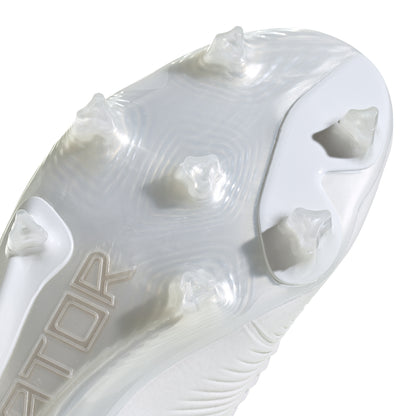 adidas Predator Elite FG Firm Ground - White/ White/ Gold