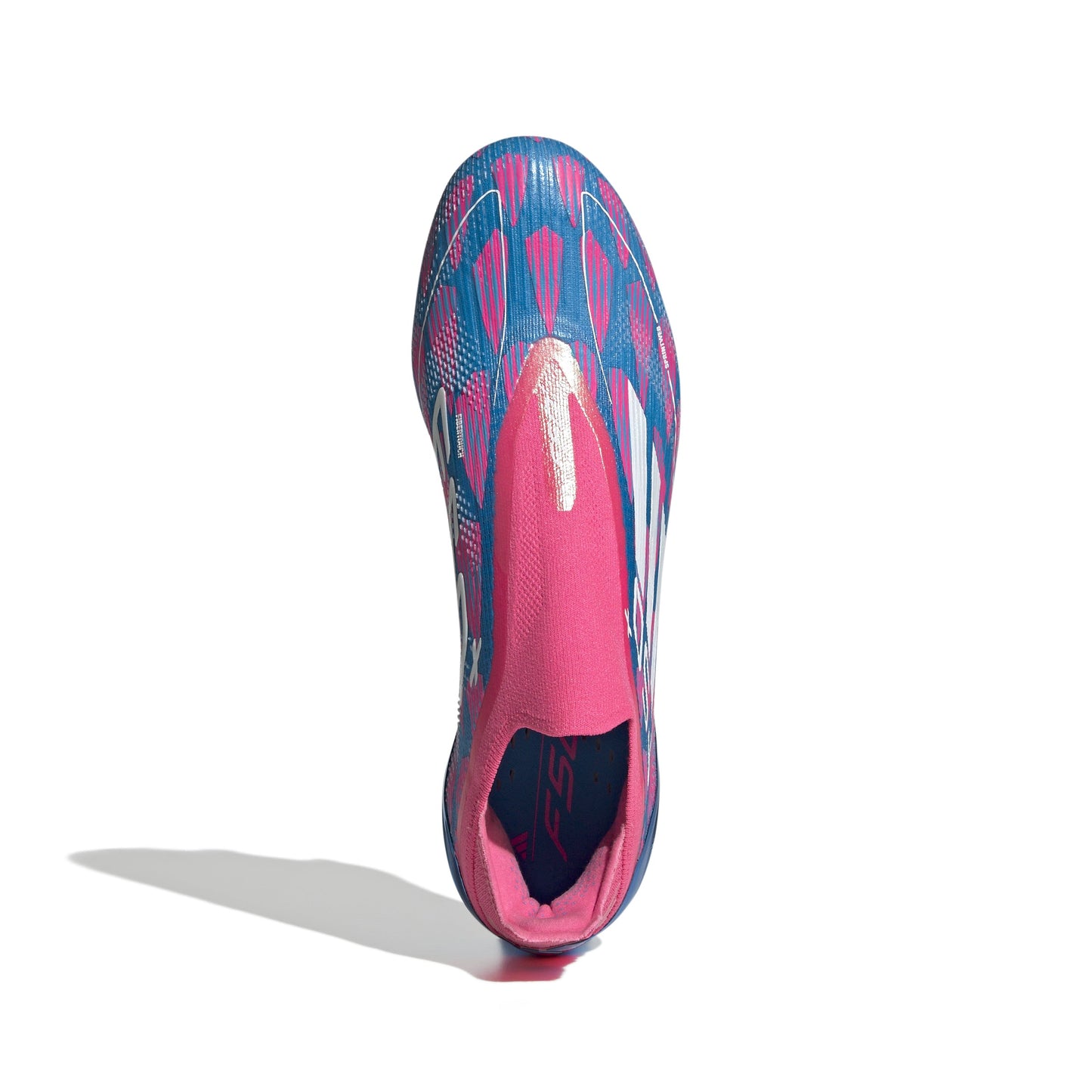 adidas F50 + FG Firm Ground Soccer Cleat Solar Blue/ White/ Solar Pink