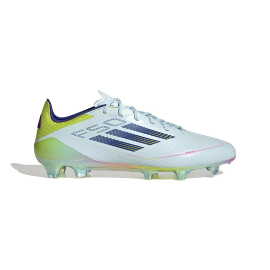 adidas F50 Elite FG Firm Ground - White/Blue/Sesoye