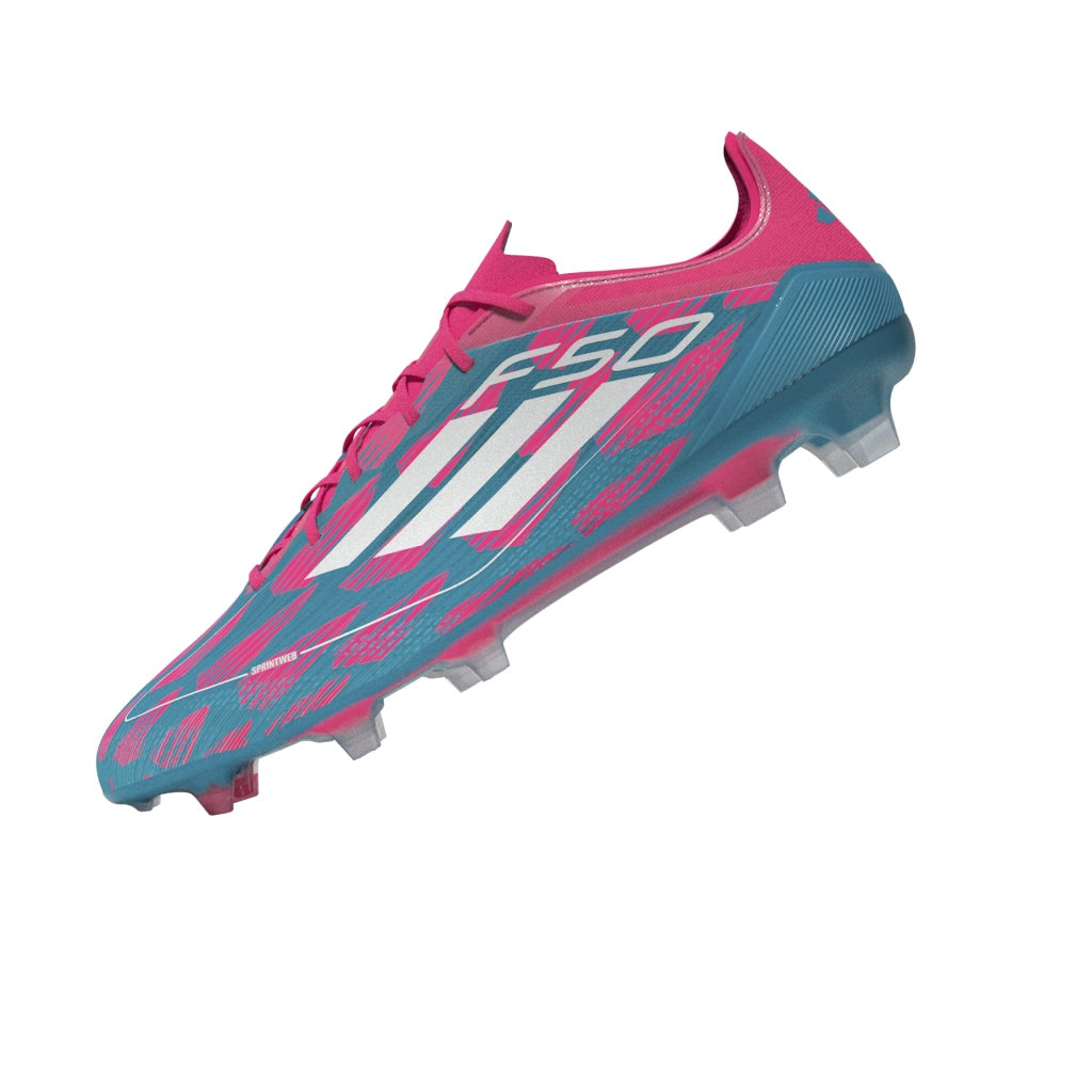 adidas F50 Pro FG Firm Ground - Solar Blue/ FTWhite/ Solar Pink