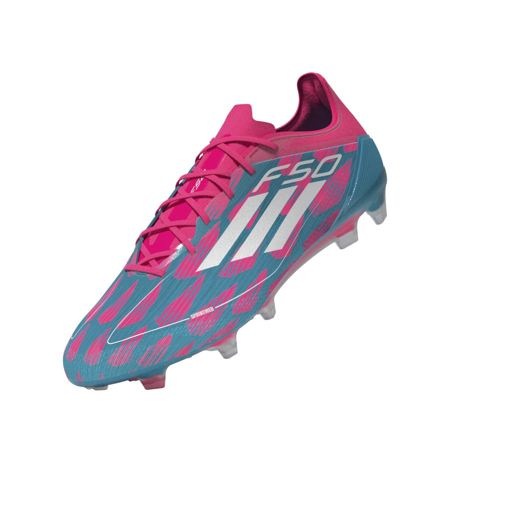 adidas F50 Pro FG Firm Ground - Solar Blue/ FTWhite/ Solar Pink