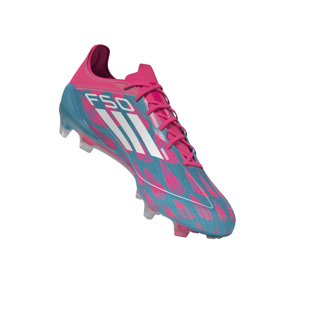 adidas F50 Pro FG Firm Ground - Solar Blue/ FTWhite/ Solar Pink