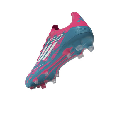 adidas F50 Pro FG Firm Ground - Solar Blue/ FTWhite/ Solar Pink