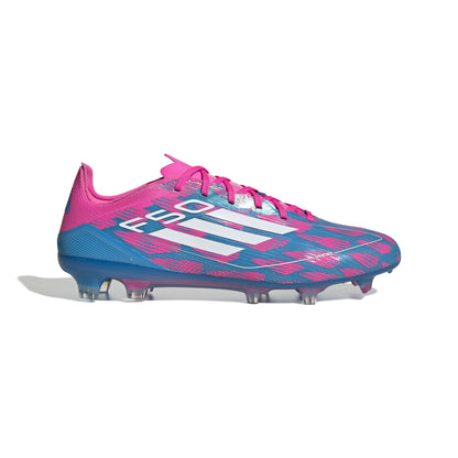 adidas F50 Pro FG Firm Ground - Solar Blue/ FTWhite/ Solar Pink