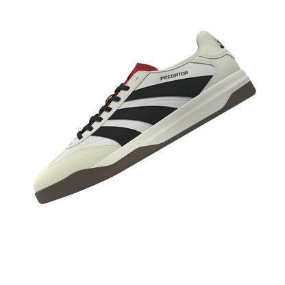 adidas Predator Freestyle Soccer Shoes - Off White/Core Black/Pure Ruby