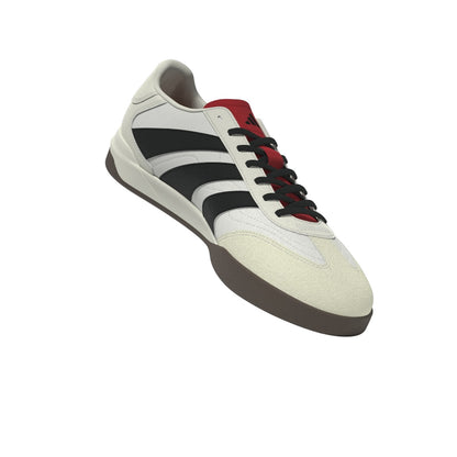 adidas Predator Freestyle Soccer Shoes - Off White/Core Black/Pure Ruby