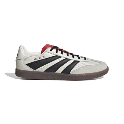 adidas Predator Freestyle Soccer Shoes - Off White/Core Black/Pure Ruby