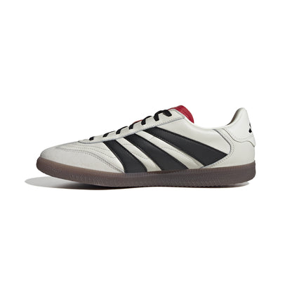 adidas Predator Freestyle Soccer Shoes - Off White/Core Black/Pure Ruby