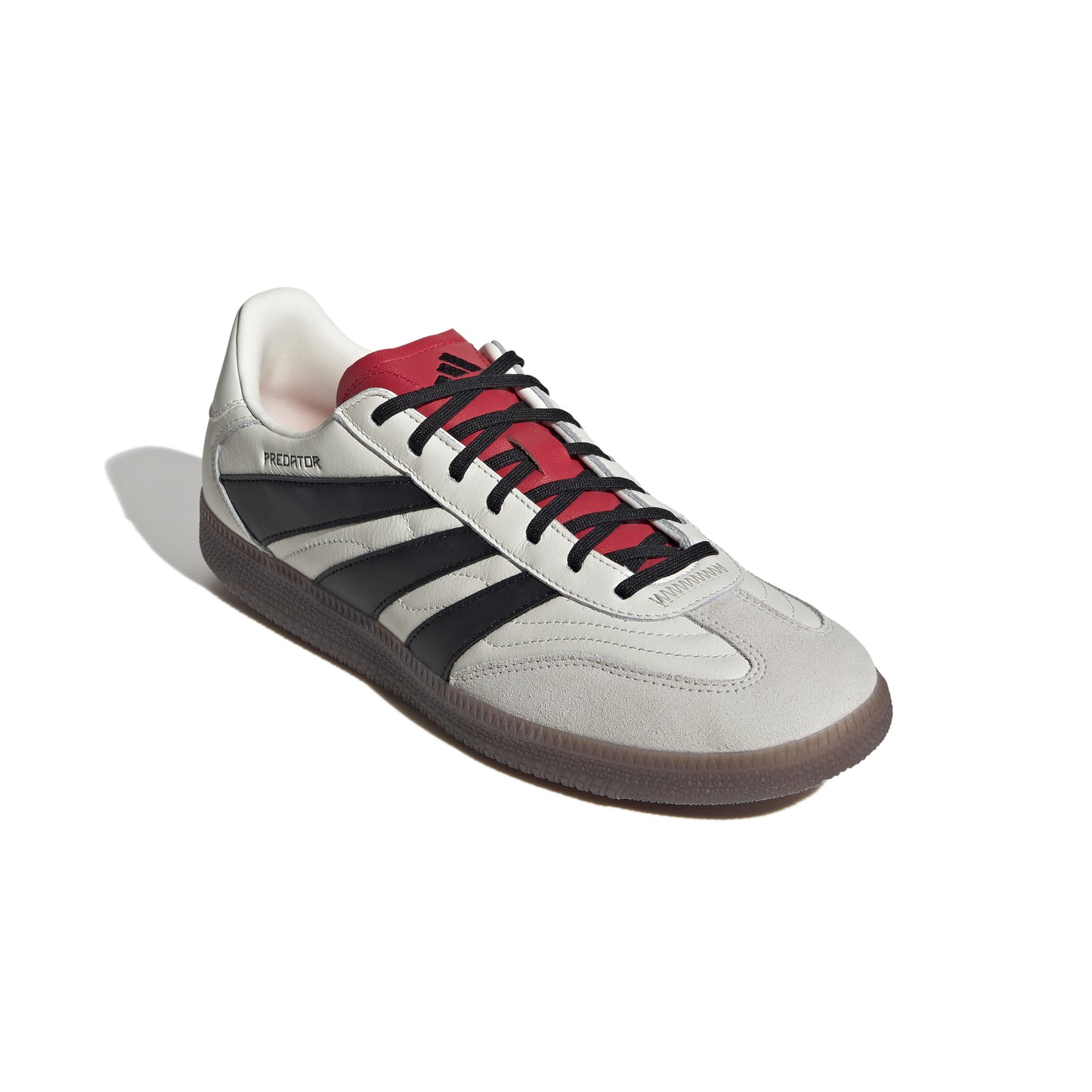 adidas Predator Freestyle Soccer Shoes - Off White/Core Black/Pure Ruby