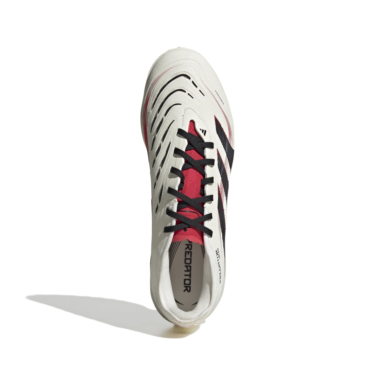 adidas Predator Pro TF Soccer Shoes - Off White/Core Black/Pure Ruby