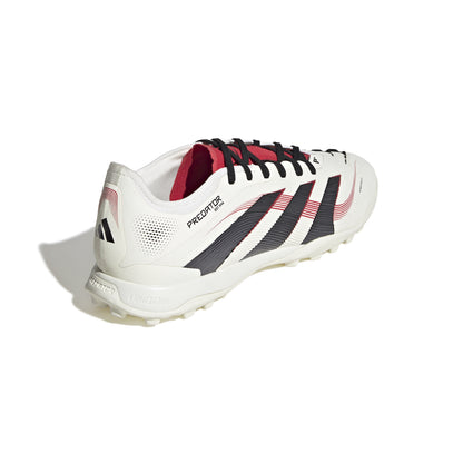 adidas Predator Pro TF Soccer Shoes - Off White/Core Black/Pure Ruby