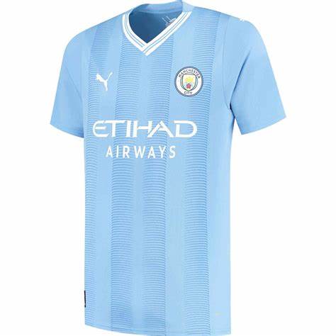 Men's Puma Replica Manchester City Home Jerseys 2023-2024