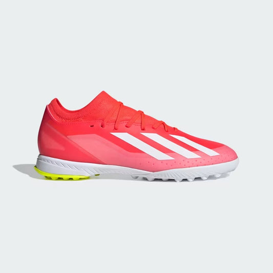 adidas X Crazyfast League TF Turf Soccer Shoes - Solred/ FTWhite/ Tesoye