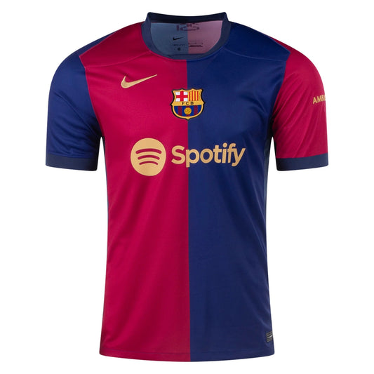 Youth Nike Replica Barcelona Home Jersey 2024/2025