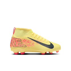 Nike Junior Mercurial Superfly 9 Club FG/MG Soccer Cleat - LT Laser Orange/ Armony Nav