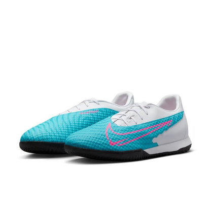 Nike Phantom GX Academy IC Indoor Soccer Shoes - Baltic Blue/ Pink Blast