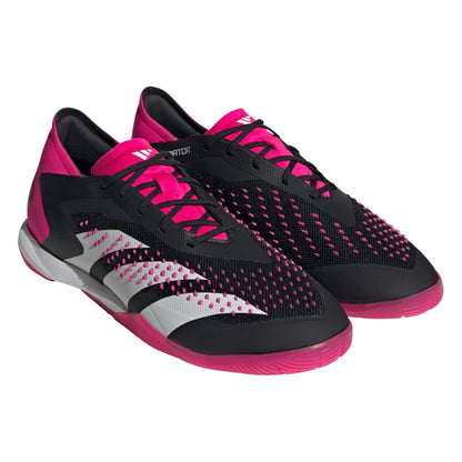 adidas Predator Accuracy.1 IN Indoor Shoes  - Core Black / Cloud White / Team Shock Pink 2