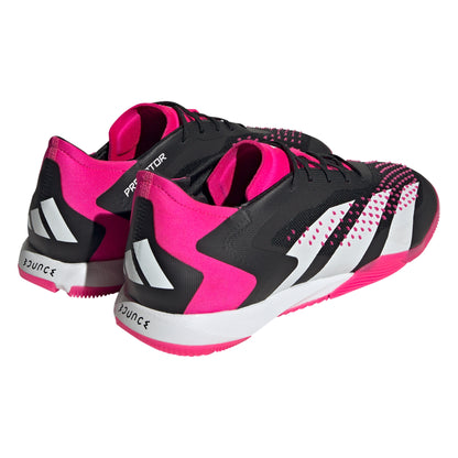 adidas Predator Accuracy.1 IN Indoor Shoes  - Core Black / Cloud White / Team Shock Pink 2