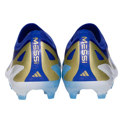 adidas X Crazyfast.3 MESSI Firm Ground Elite Soccer Cleats - Lucblu/ Blubrs/ FTWwhht