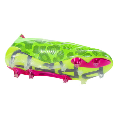 adidas Predator Elite FG Firm Ground Soccer Cleat - Solar Green/ Shock Pink/ Lucid Lemon