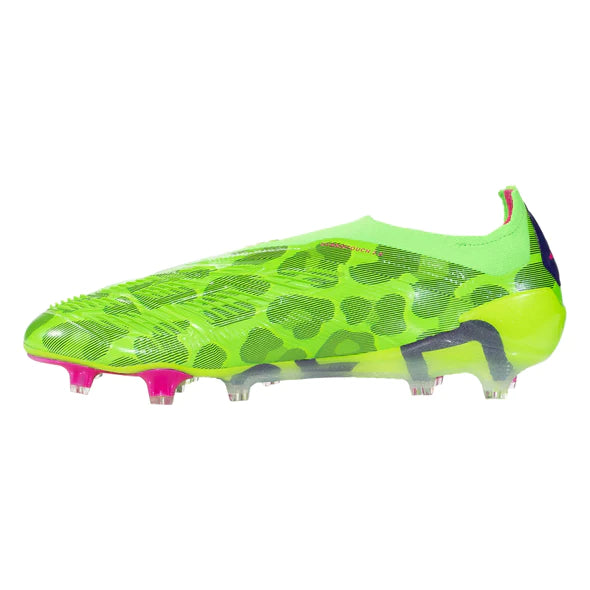 adidas Predator Elite FG Firm Ground Soccer Cleat - Solar Green/ Shock Pink/ Lucid Lemon