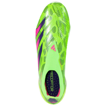 adidas Predator Elite FG Firm Ground Soccer Cleat - Solar Green/ Shock Pink/ Lucid Lemon