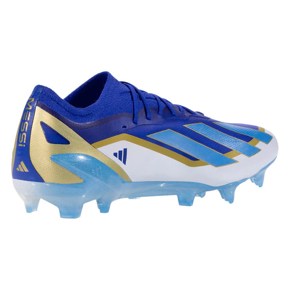 adidas X Crazyfast.3 MESSI Firm Ground Elite Soccer Cleats - Lucblu/ Blubrs/ FTWwhht