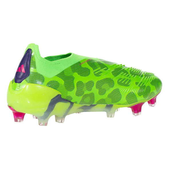 adidas Predator Elite FG Firm Ground Soccer Cleat - Solar Green/ Shock Pink/ Lucid Lemon