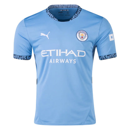 Men's Puma Authentic Manchester City Home Jerseys 2024/2025