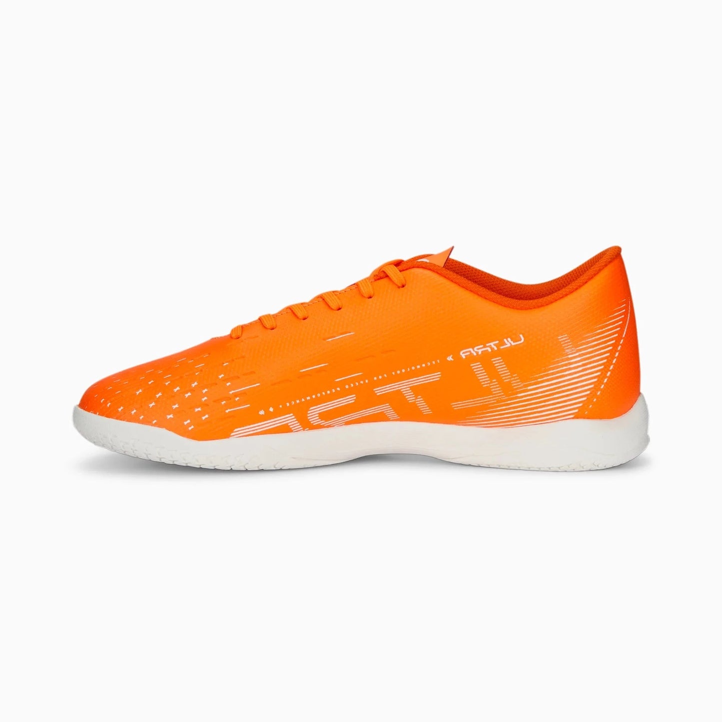 Puma Ultra Play Shoes Men's IN Indoor Shoes Soccer Football-Orange/White