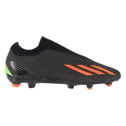 adidas X Speedportal.3 Laceless FG Firm Ground Soccer Cleat - Core Black/Solar Red/Solar Green