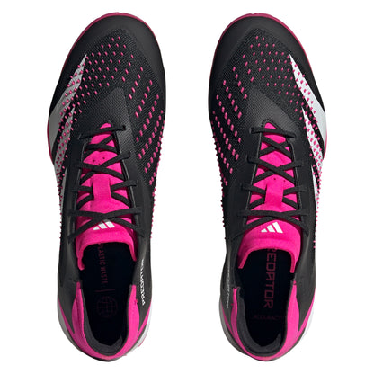 adidas Predator Accuracy.1 IN Indoor Shoes  - Core Black / Cloud White / Team Shock Pink 2