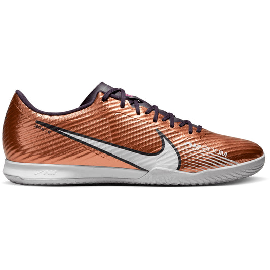 Nike Zoom Mercurial Vapor 15 Academy Q IC Indoor Soccer Shoes - MetallicCopper